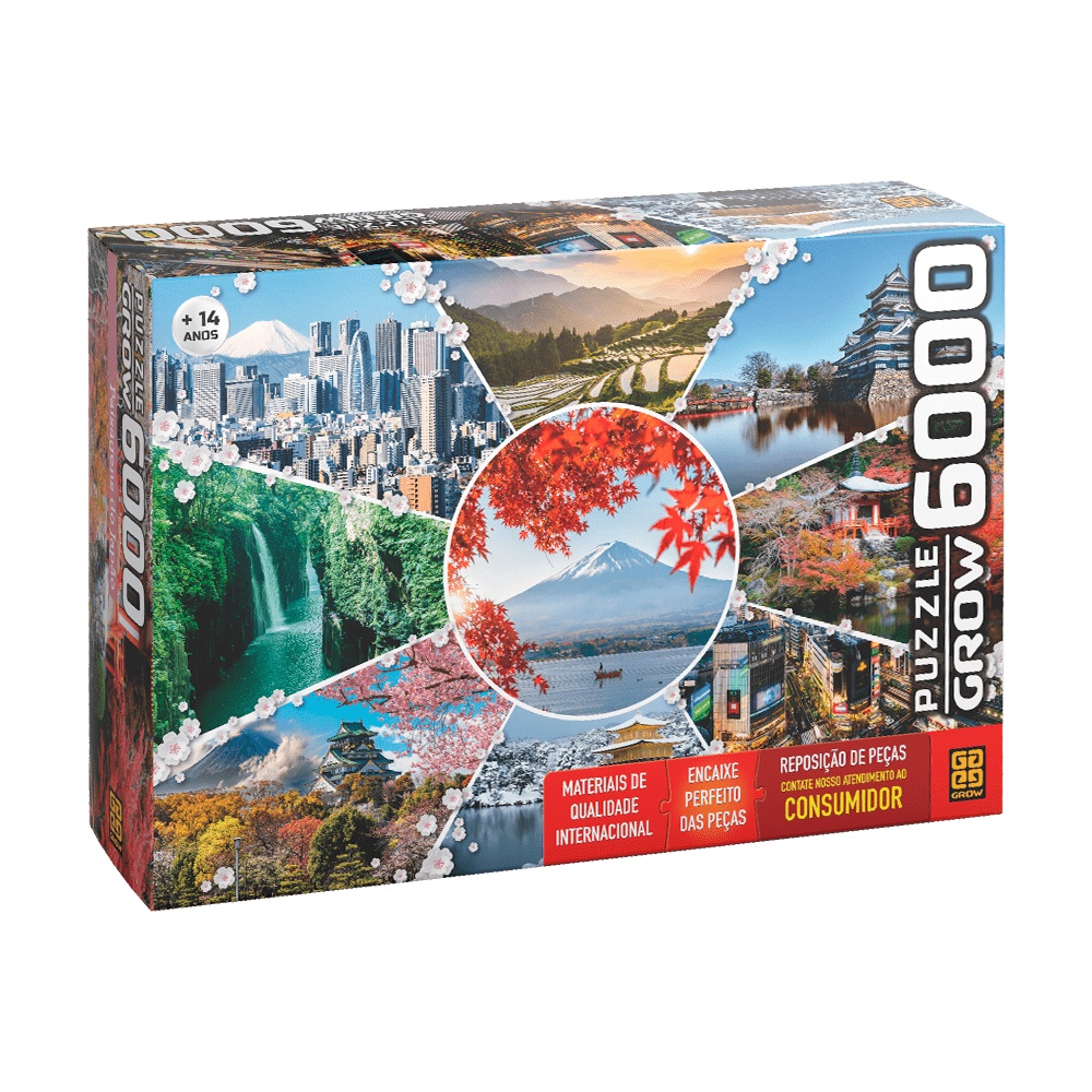 Quebra Cabeça 6000 peças - Paisagens do Japão