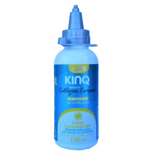 Gel Kinq Removedor de Cutículas Com Aplicador Suave Camomila 100ml Cora ...