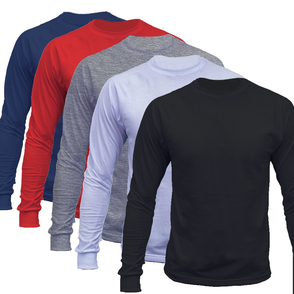 Blusa manga longa store masculina