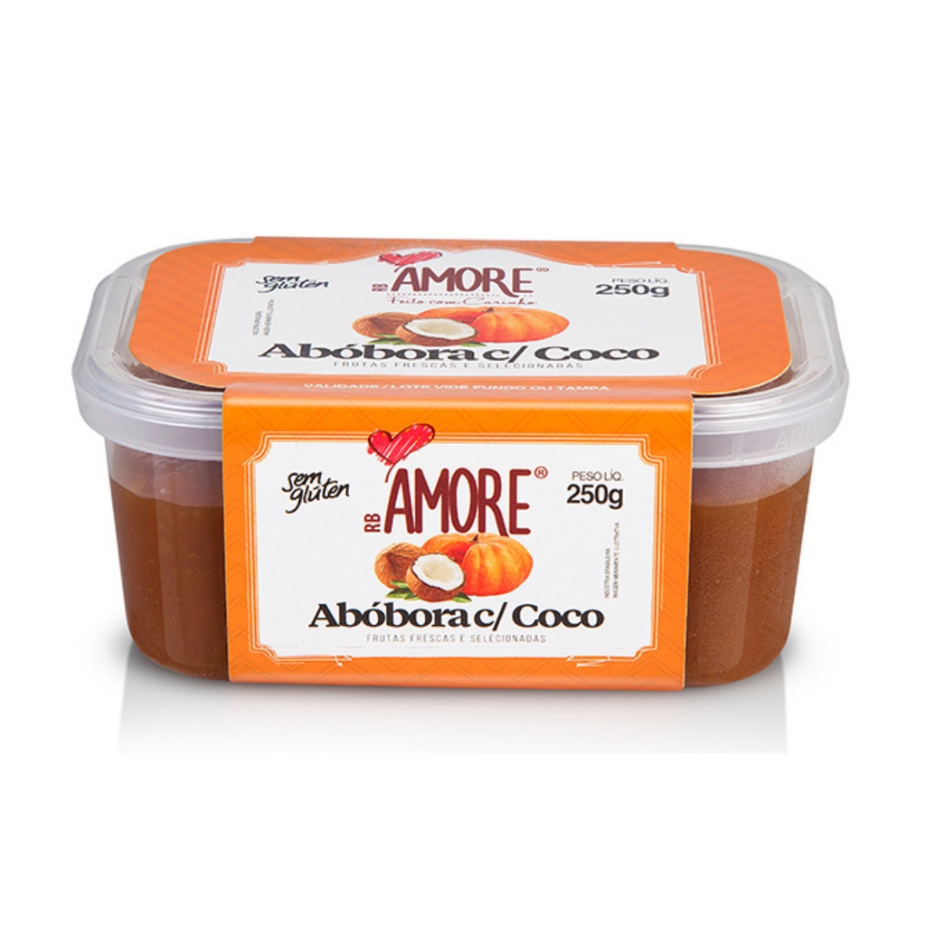 Doce de Abóbora Sorocaba Caseiro com Coco 250g - fortatacadistamobile