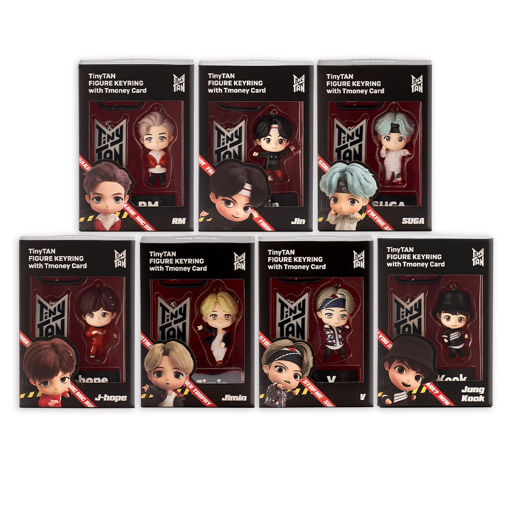 [Korea] BTS (Bangtan boys) TinyTan Figure Key Ring full set(7) , idol ...