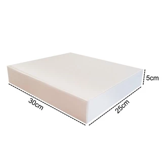 50 Caixas De Papelão 30x25x5 Branco Envios Montável