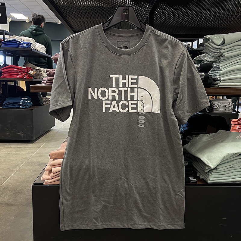 THE NORTH FACE Camiseta Masculina Manga Curta Gola Redonda Estampa Norte
