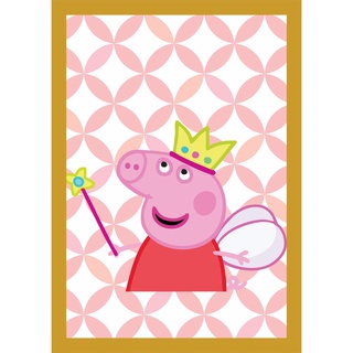 Quadro decorativo A4 Desenho Peppa Pig Serie