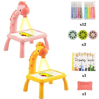 Projetor de brinquedos infantil menina de desenho brinquedos educativos  para crianças Mesa de pintura Mesa multifuncional Escrita Artes Crafts  Projeção educacional brinquedos menino de desenho de máquina jogos educativ  - AliExpress