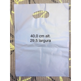 10 sacolas boca de palhaço .Plásticas. Premium.Alça vazada. combo.