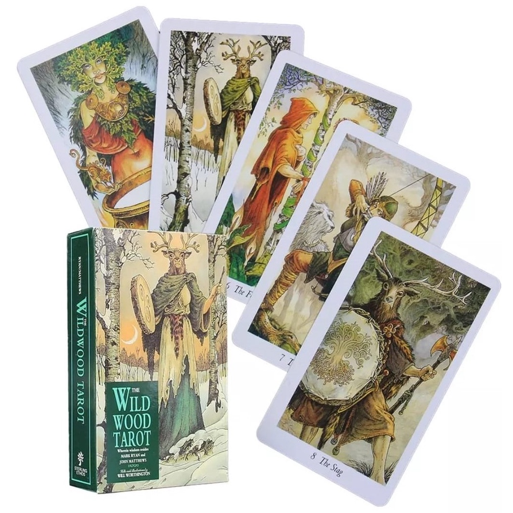 The Wildwood Tarot Deck Tarô Da Floresta Selvagem Baralho de Cartas de Oráculo