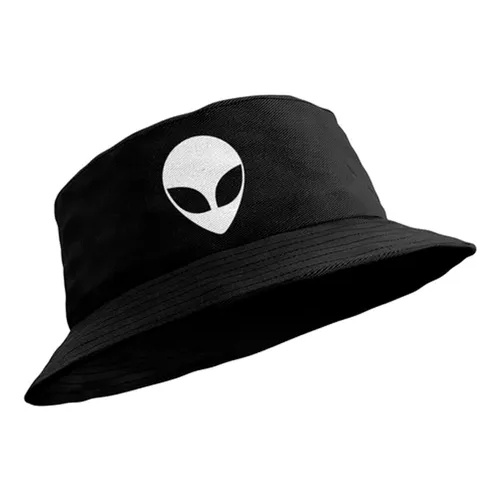 Boné Chapéu Bucket Hat Cata Ovo Alien Et Festa Rave