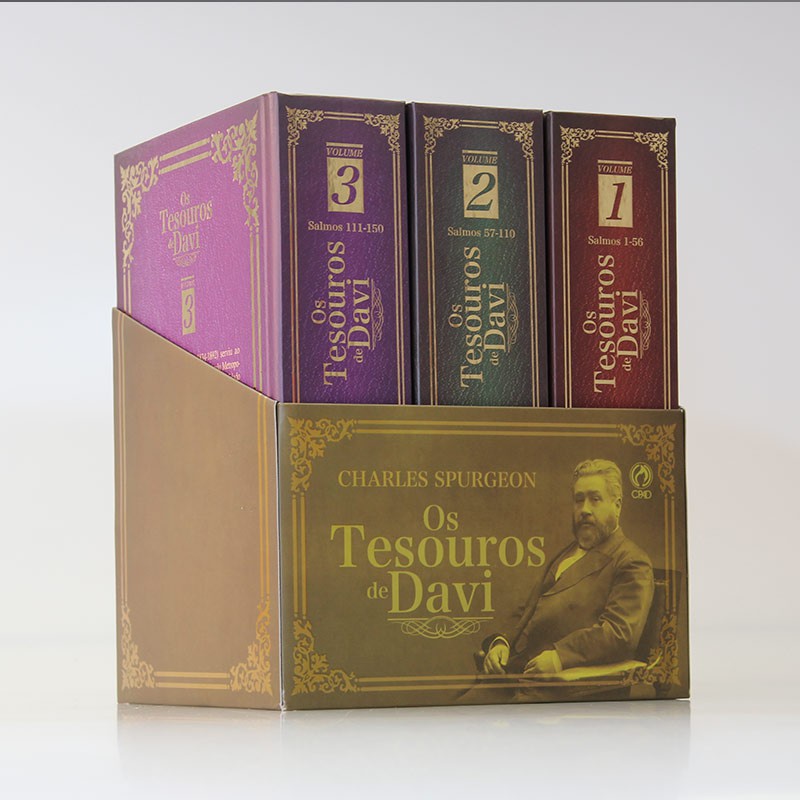 Coleção Os Tesouros De Davi | Charles Spurgeon | 3 Volumes | Shopee Brasil