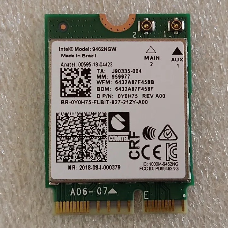 Placa Wireless Intel 9462ngw 004 | Shopee Brasil