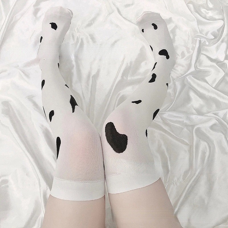 Meia 7/8 Vaca Vaquinha Cosplay Cowgirl Kawaii Cow Anime Otaku (Fantasia Vaca)