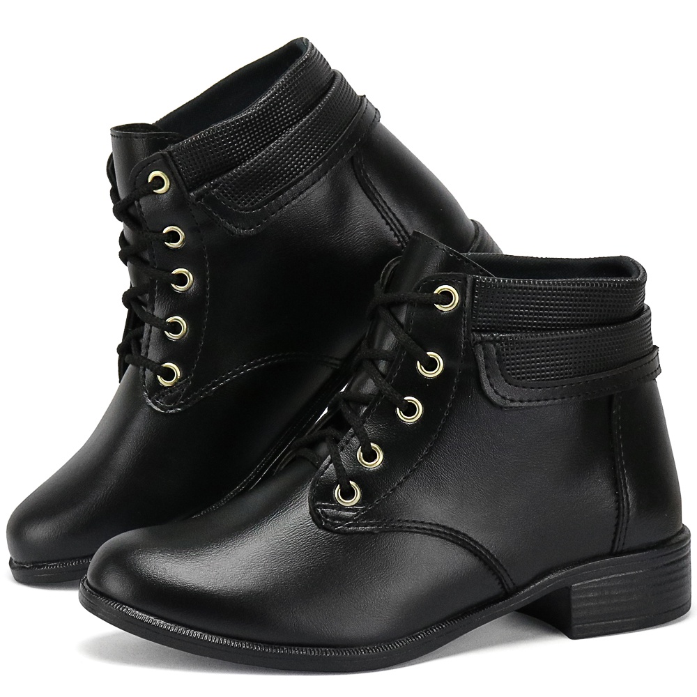 Bota Feminina Cano Curto Inverno Fácil Calçar Confortável Usar saias ultima  moda Envio já