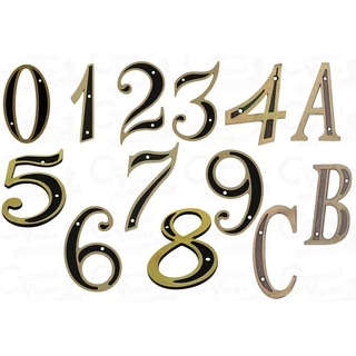 Letras E Números Residenciais Pvc Realça Endereços Top Casa Apartamento Comércio em Oferta na Shopee