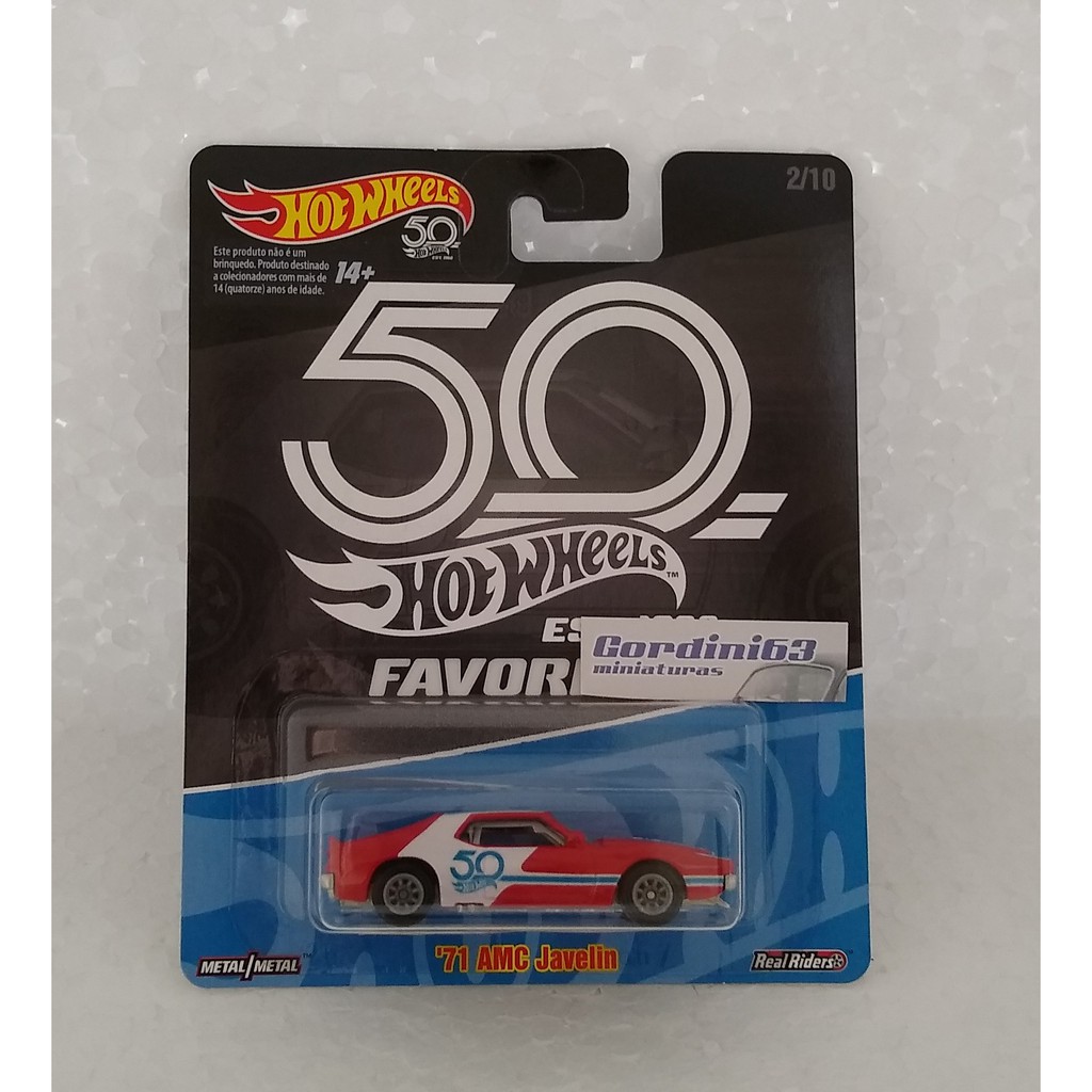 Hot Wheels '71 AMC Javelin 50 anos Favorites