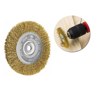 Escova De Aço Tipo Circular 150mm Fio Ondulada Mtx