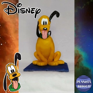 escultura action figure pluto mickey mouse cachorro disney