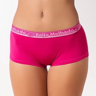 Calcinha Short em Microfibra | Cueca Feminina Lia - Tanga Boxer Feminina Cueca Box Shortinho