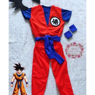 Fantasia Infantil Goku P + Cabelo Eva Super Saiyajin
