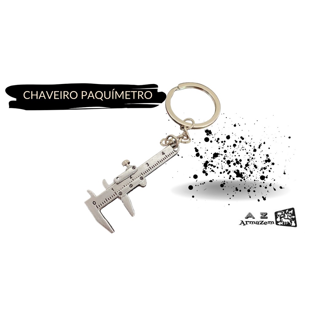 Mini paquimetro, Chaveiro Paquímetro, medidor, Chaveiro de Bolso, Ferramenta de régua, presente, Engenheiro, Medidor de Anilhas