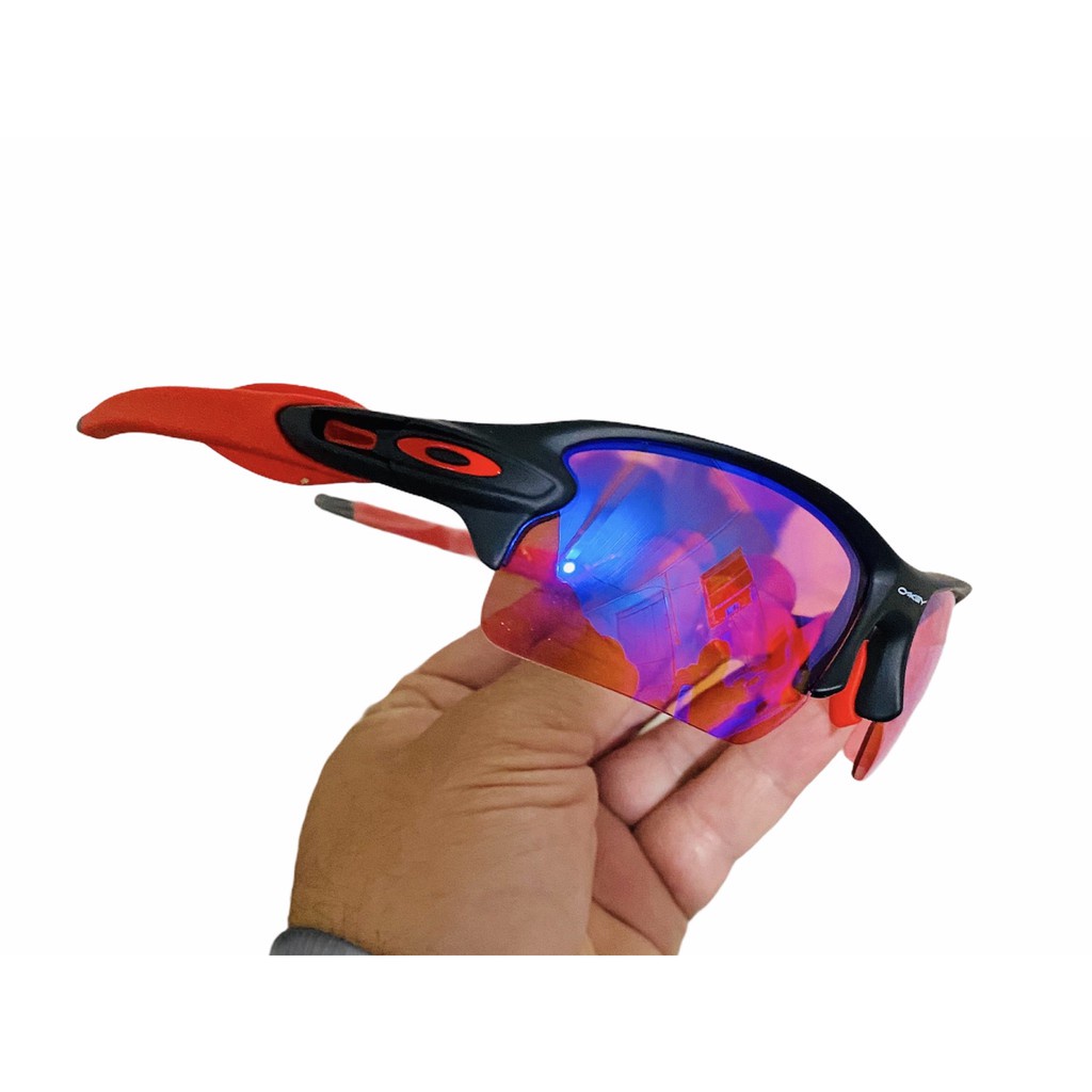 Óculos de Sol Oakley Flak Jacket 2.0 Rosa/Preta Lentes Prizm Top