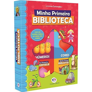 Livro Box Com 6 Livros Minha Primeira Biblioteca