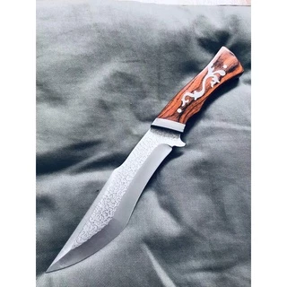 Faca De Caça Pesca Churrasco Luxo Fulltang Inox T1624 Momo