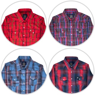 Camisa Feminina Country Minuty Xadrez Original Manga Comprida Tecido Premium Vermelho, Chumbo, Azul e Azul Escuro