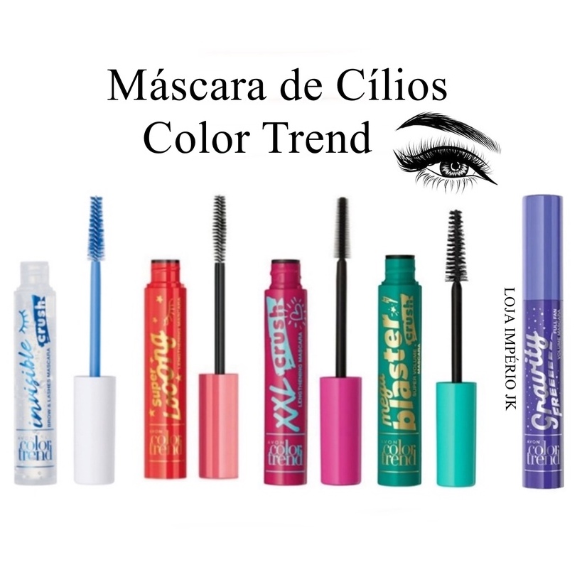 Rímel Máscara de Cílios Color Trend Avon Shopee Brasil