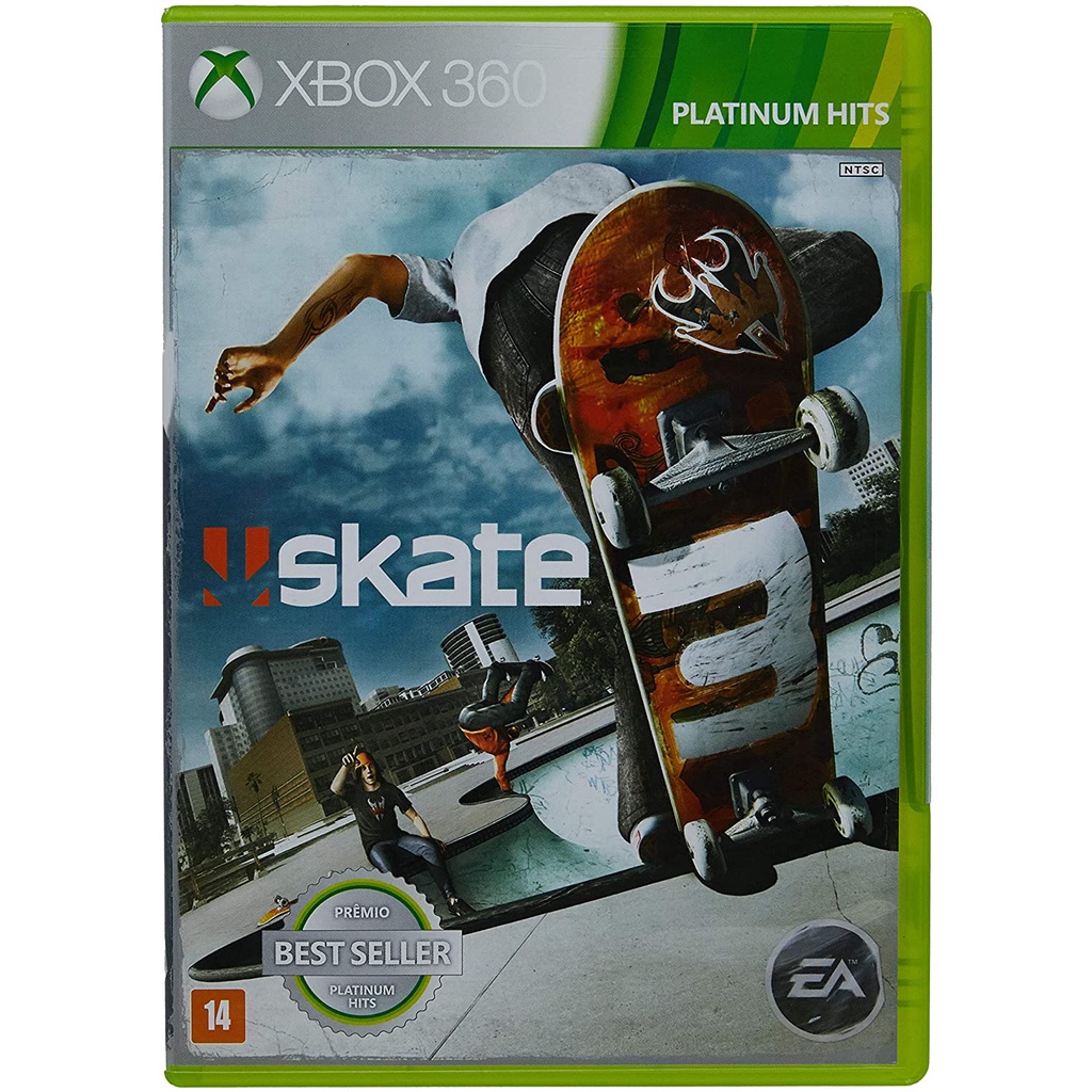 Jogo Skate 3 - Xbox 360 Seminovo - SL Shop - A melhor loja de smartphones,  games, acessórios e assistência técnica