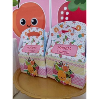 Combo Caixas, Forminhas de docinho e Bolsinhas Frutinhas