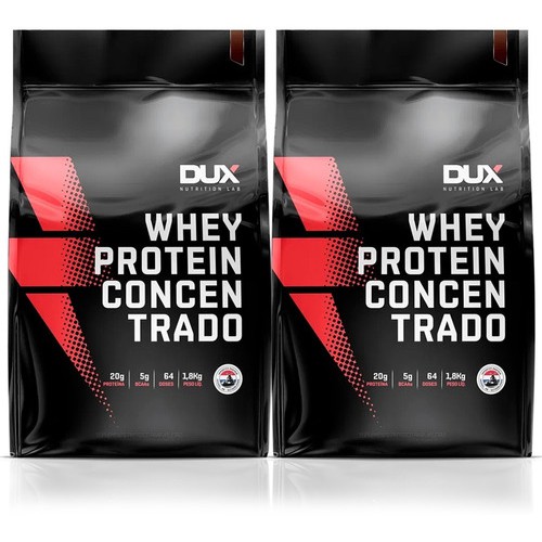 02x Whey Protein Concentrado 1,8kg refil – Dux Nutrition