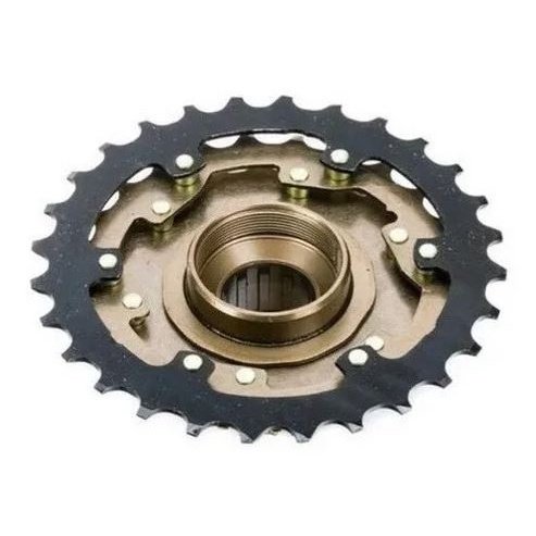 Catraca Shimano 7v 14/34 MEGARANGE com Rosca Roda Livre + Corrente