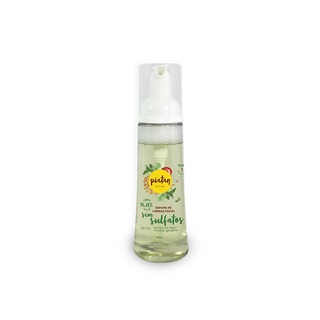 Espuma de Limpeza Facial Piatan Natural Detox com Hortelã, Maçã e Gengibre Vegana 110mL