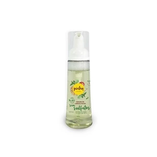 Espuma de Limpeza Facial Detox com Hortelã, Maçã e Gengibre Vegana sem sulfatos 110ml Piatan Natural