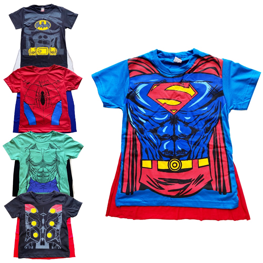 Camisa super sale herois infantil