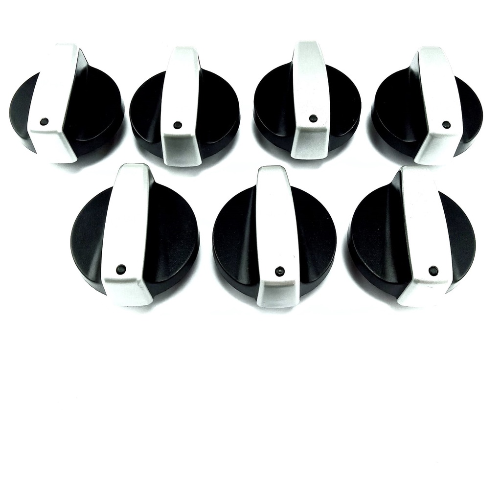 Kit 7 Botões Manípulos Para Fogão Itatiaia Waves