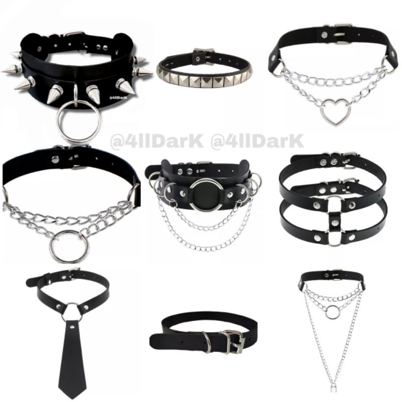 Choker Gargantilha Unissex / Punk / Gótico / Anime /Corrente
