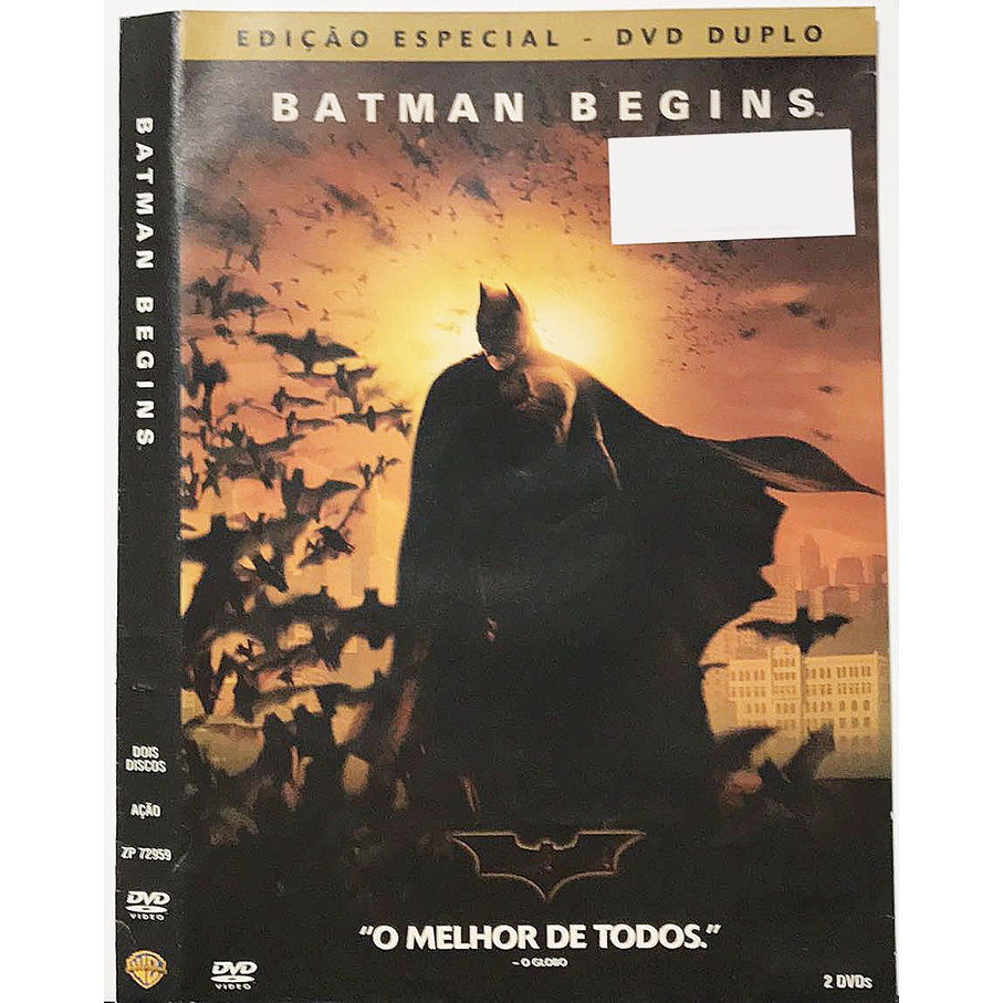 DVD Batman Begins - Edição Especial DVD Duplo. Christian Bale, Michael ...