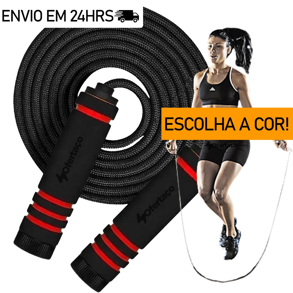 Corda De Pular Profissional Ajustavel MB Fit
