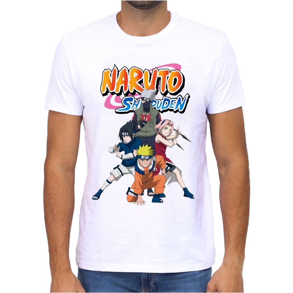 Camiseta Desenho Naruto Anime Masculina19