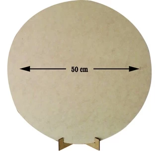 Painel Festa Decoração Mesa Redondo 50x50 MDF 3mm