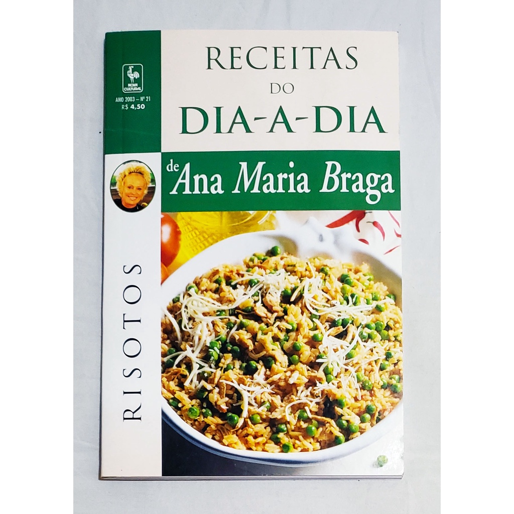 Livro Pocket Receitas do Dia-a-dia de Ana Maria Braga Risotos | Shopee ...