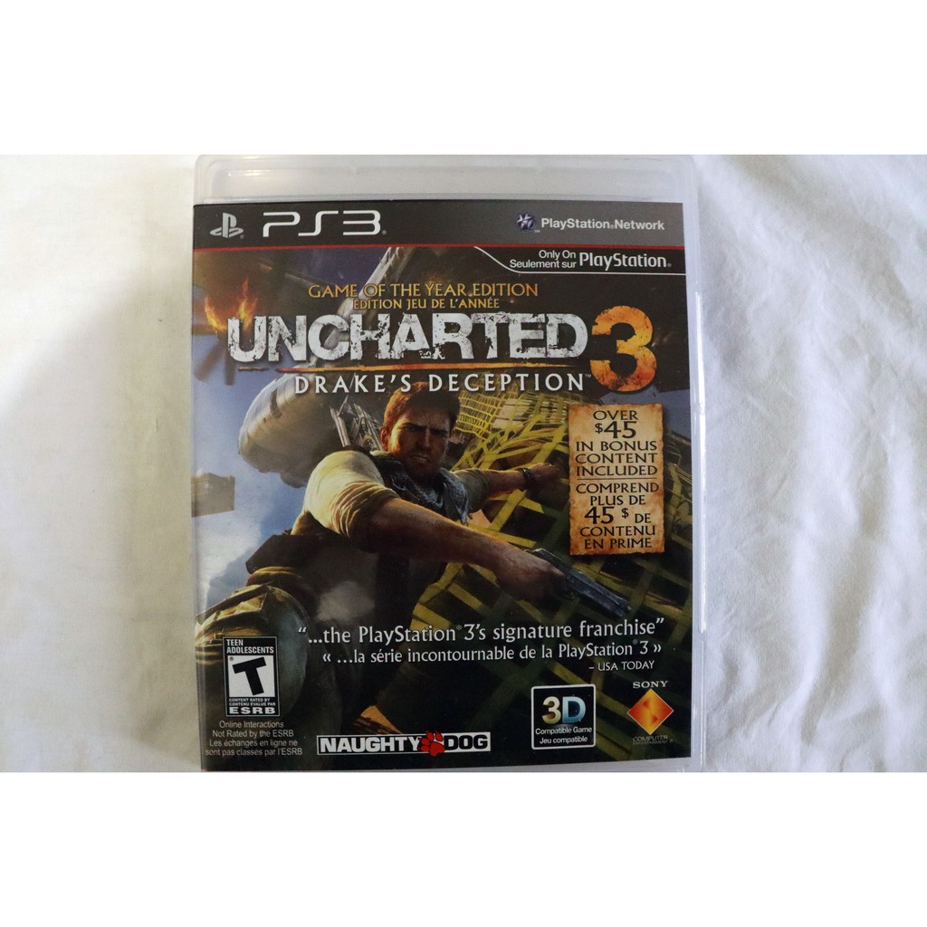 Uncharted 3: Drake's Deception (Game of the Year) for PlayStation 3
