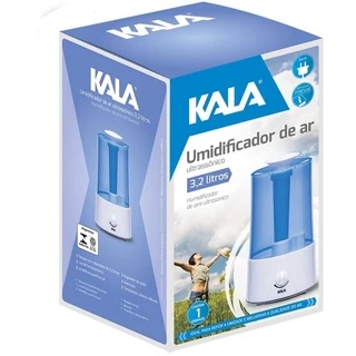 Umidificador de Ar Ultrasônico Kala 3,2L Bivolt Silencioso, Ideal para Ambientes Médios e Grandes