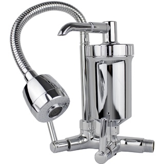 Torneira Gourmet Com Filtro Cozinha Luxo Parede 1/4 De Volta