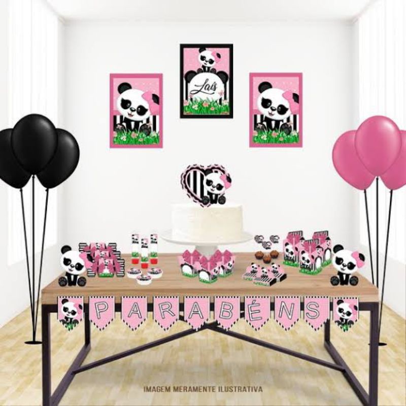 Decoração Festa Panda