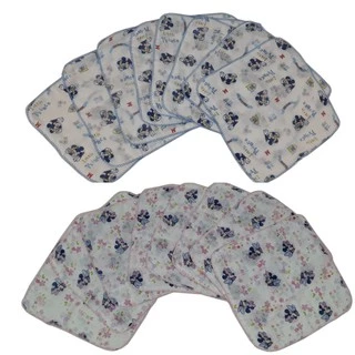 Kit 5 Fraldinha De Boca Disney 33x33cm Com Croche em Oferta na Shopee