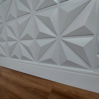 PROMO - 20 Placas 3d PVC Fosco 50x50cm Madrid