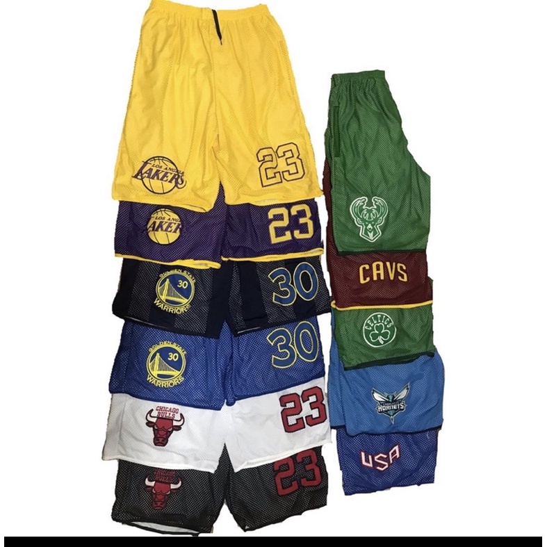 Kit 3 Bermudas Basquete Times Nba 🏀