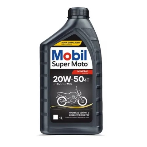 Óleo Mobil 4t 20w50 1l / Mineiral Motor(recomendado P/ Moto) jr